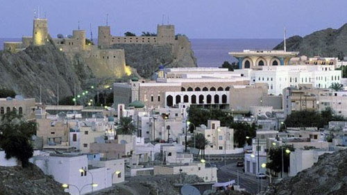 Oman, foto panoramica di Muscat.